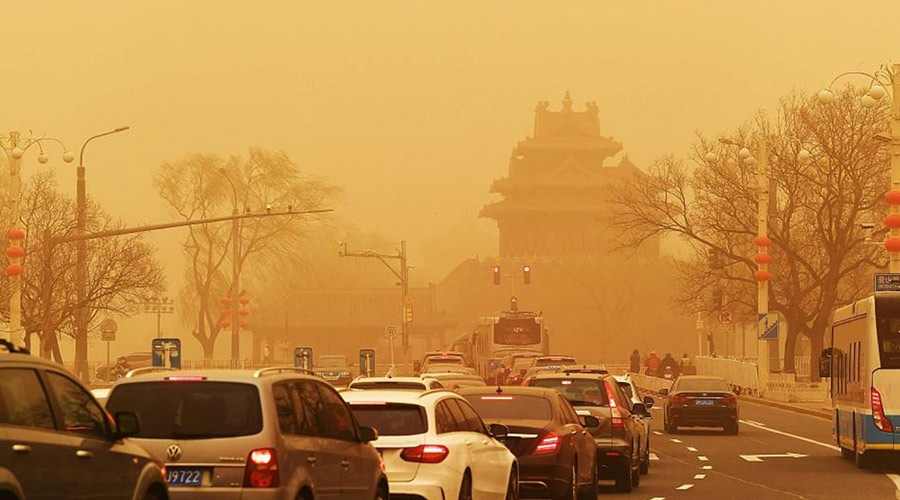 北方今年首場沙塵來襲！沙塵暴下衣服干衣機(jī)的干衣優(yōu)勢