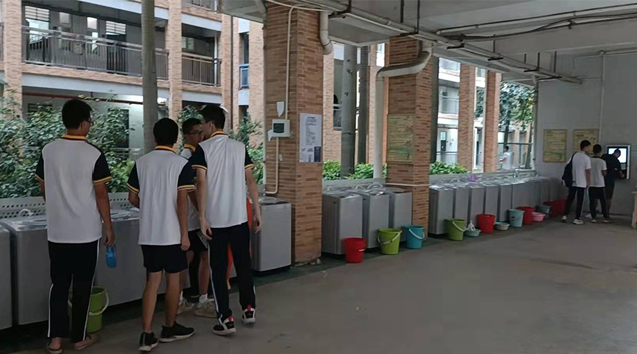 好評(píng)續(xù)單！江門(mén)一中學(xué)校持續(xù)追加共享洗衣機(jī)！