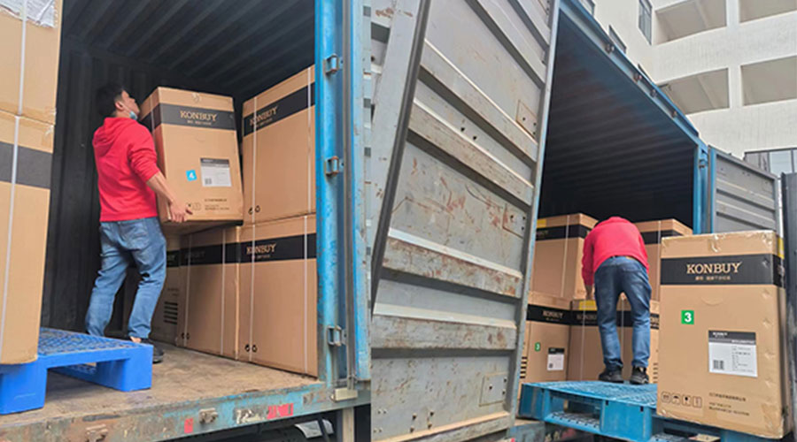 整裝待發(fā)！客戶50臺衣物烘干機(jī)裝柜完畢