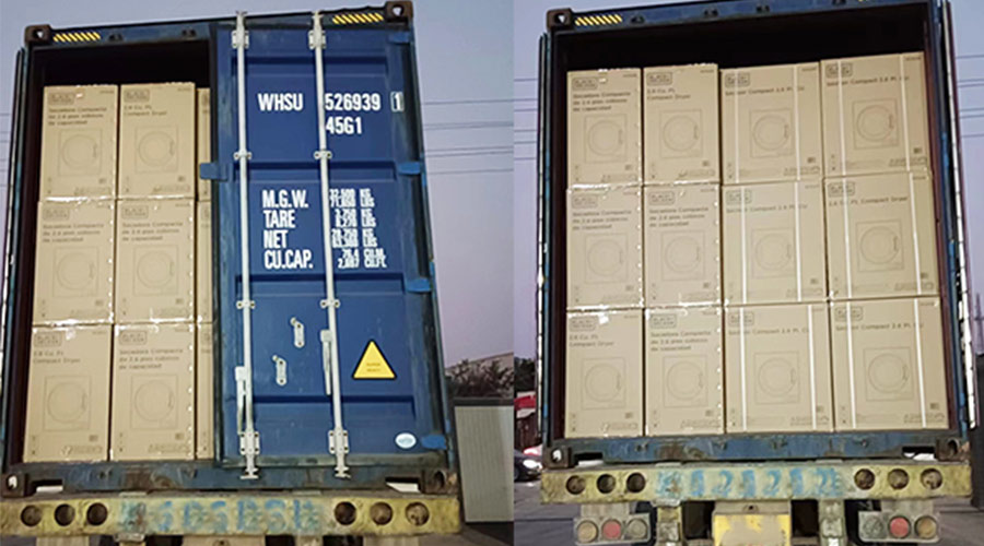 不分晝夜！完成客戶滾筒衣服烘干機(jī)發(fā)貨是職責(zé)所在