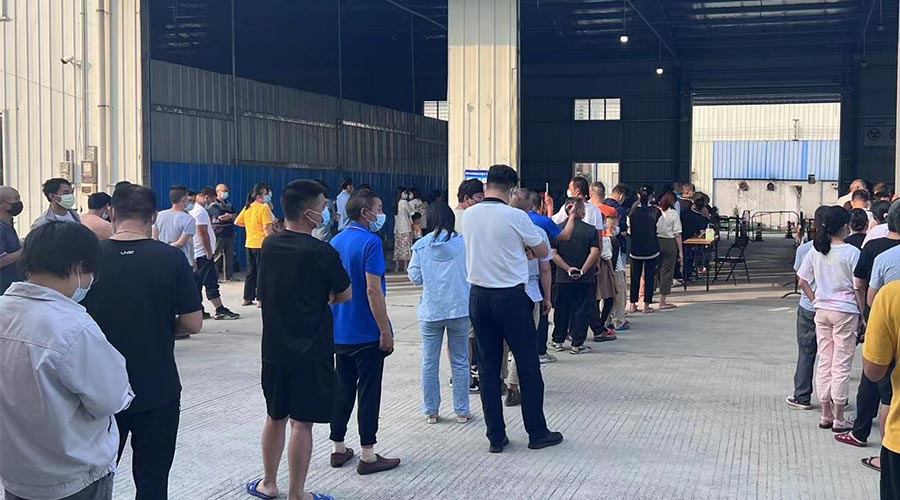 支援防疫是責(zé)任！金環(huán)電器助力鶴山核酸檢測(cè)