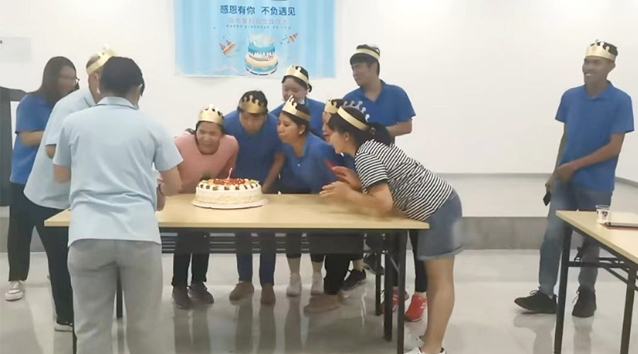 金環(huán)電器6月份員工生日會  美好如約而至！