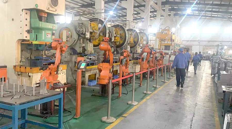 揭秘金環(huán)電器滾筒干衣機沖壓自動化生產(chǎn)是如何進行的？