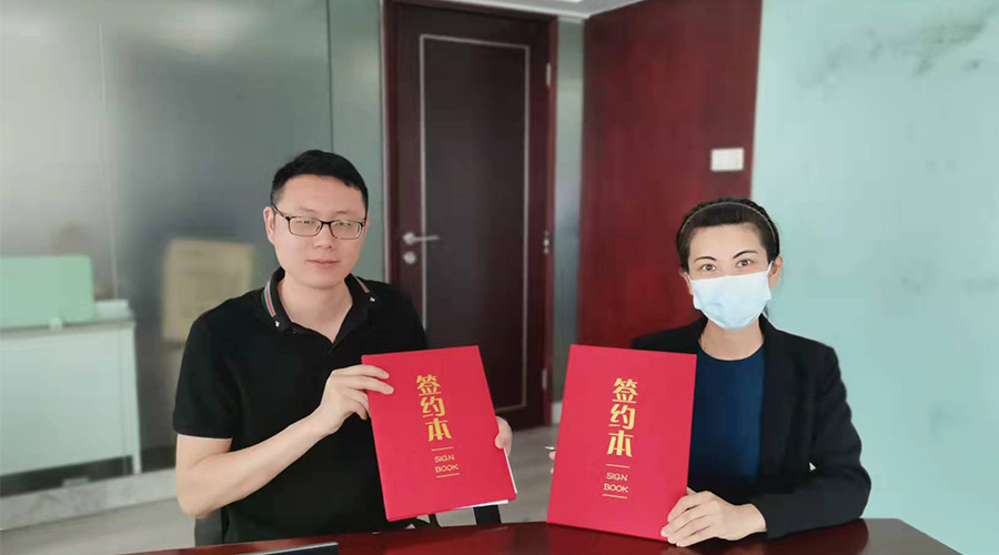 祝賀！金環(huán)電器與寧波某品牌電商客戶再次合作，簽約成功！