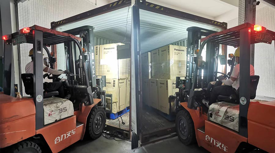 趕進(jìn)度加油干！ 迅速完成松下客戶的衣物烘干機(jī)出貨